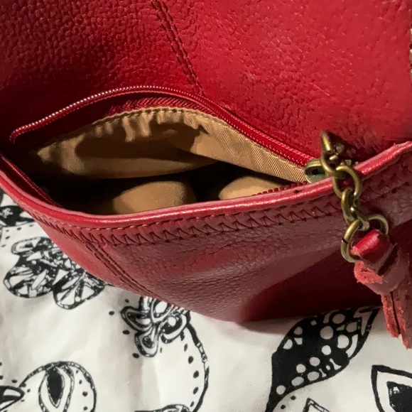 The SAK red leather crossbody - Picture 15 of 16